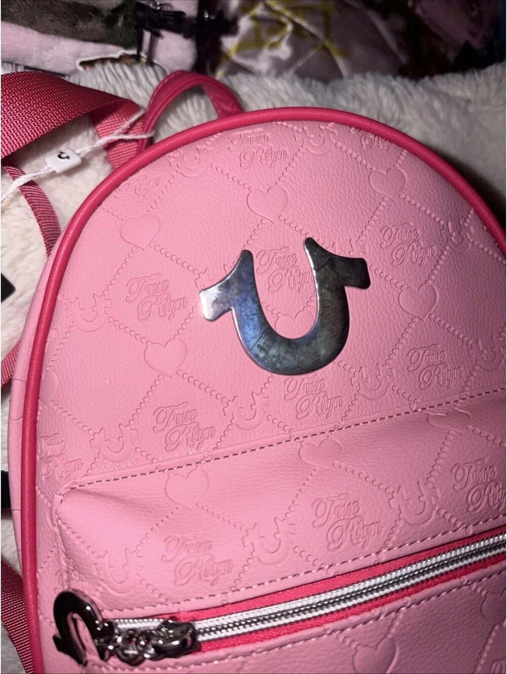 True Religion Horseshoe Mini Backpack Women’s Pink